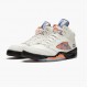 Air Jordan 5 Retro International Flight Sail/Racer Blue-Cone Black Dámské/Pánské Boty