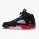 Air Jordan 5 Retro Top 3 Black/Fire Red/Grape Ice New E Pánské Boty