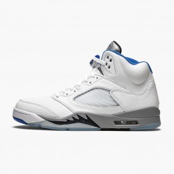 Air Jordan 5 Retro White Stealth White/Stealth Black/Hyper Roya Pánské Boty