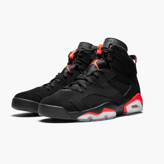 Air Jordan 6 Retro Black Infrared Black/Infrared Black Pánské Boty