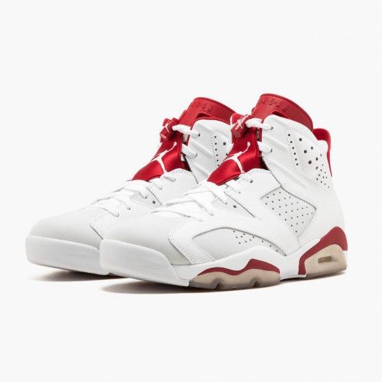 Air Jordan 6 Retro Alternate White/Gym Red/Pure Platinum Black Dámské/Pánské Boty