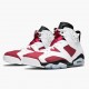 Air Jordan 6 Retro Carmine White/Carmine Black/Black Dámské/Pánské Boty