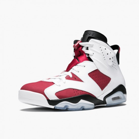 Air Jordan 6 Retro Carmine White/Carmine Black/Black Dámské/Pánské Boty