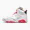 Air Jordan 6 Retro Hare Neutral Grey/White True Red Bl Dámské/Pánské Boty