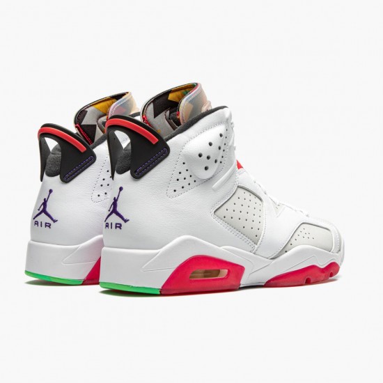 Air Jordan 6 Retro Hare Neutral Grey/White True Red Bl Dámské/Pánské Boty