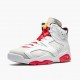 Air Jordan 6 Retro Hare Neutral Grey/White True Red Bl Dámské/Pánské Boty