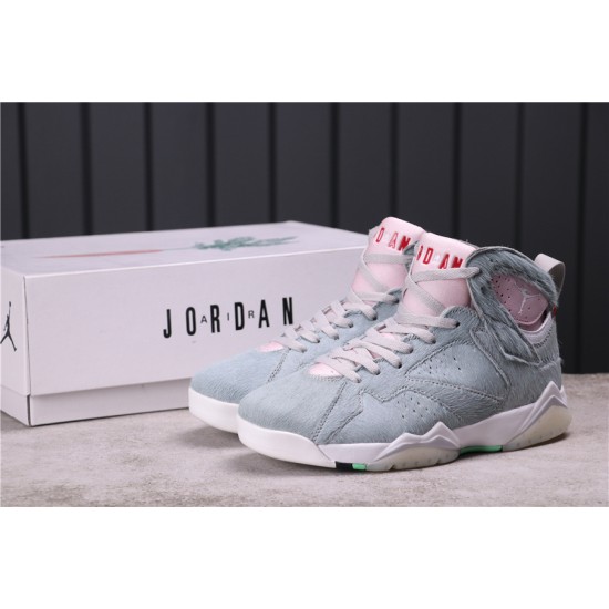 Air Jordan 7 Retro Neutral Grey Reflect Grey/Pink White Pánské Boty