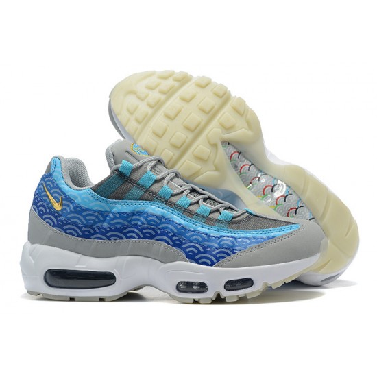 Nike Air Max 95 TT Pánské Modrá Šedá Bílá CW7992-001 Tenisky