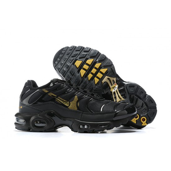 Nike Air Max Plus Tn Pánské Černá Zlato Tenisky