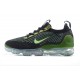 Nike Air VaporMax 2021 Flyknit Dámské/Pánské Černá Zelená DQ7640-001 Tenisky