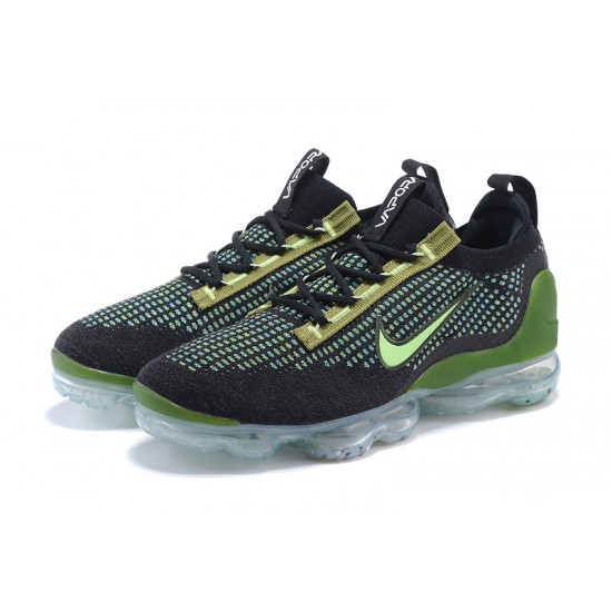 Nike Air VaporMax 2021 Flyknit Dámské/Pánské Černá Zelená DQ7640-001 Tenisky