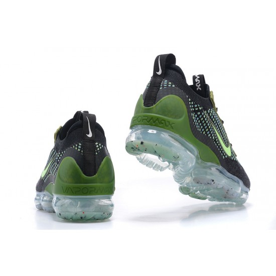 Nike Air VaporMax 2021 Flyknit Dámské/Pánské Černá Zelená DQ7640-001 Tenisky