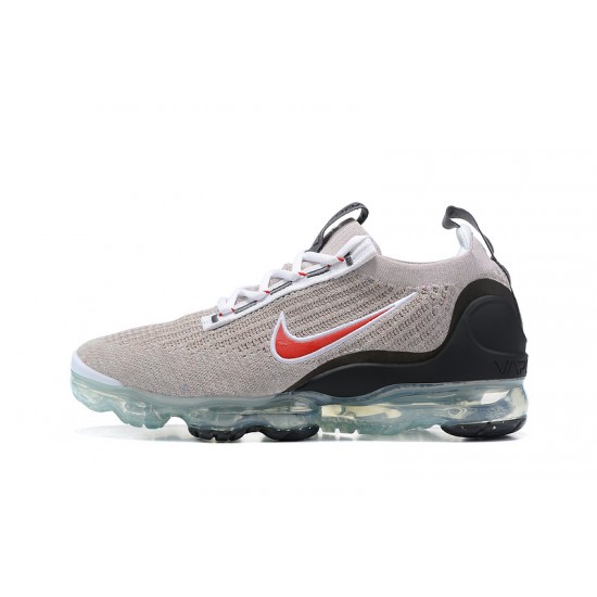 Nike Air VaporMax 2021 Flyknit Dámské/Pánské Šedá Červená DH4085-003 Tenisky