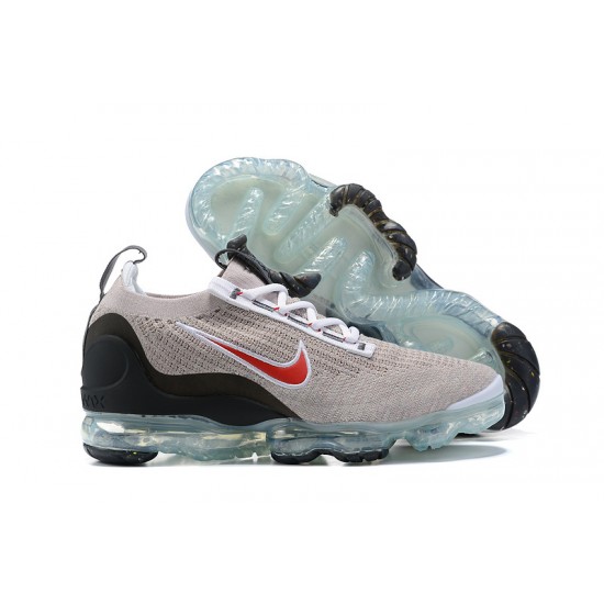 Nike Air VaporMax 2021 Flyknit Dámské/Pánské Šedá Červená DH4085-003 Tenisky