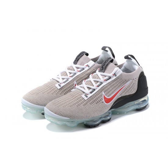 Nike Air VaporMax 2021 Flyknit Dámské/Pánské Šedá Červená DH4085-003 Tenisky