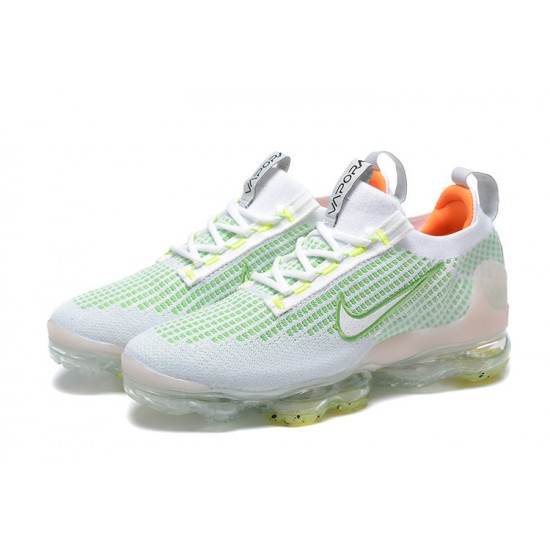 Nike Air VaporMax 2021 Flyknit Dámské/Pánské Bílá Zelená FD0871-100 Tenisky 