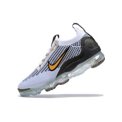 Nike Air VaporMax 2021 Flyknit Dámské/Pánské Bílá Žlutá možná Černá Tenisky