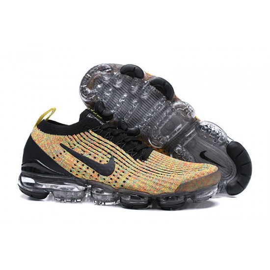 Nike Air VaporMax Flyknit 3 Dámské/Pánské Černá Žlutá AJ6900-006 Tenisky